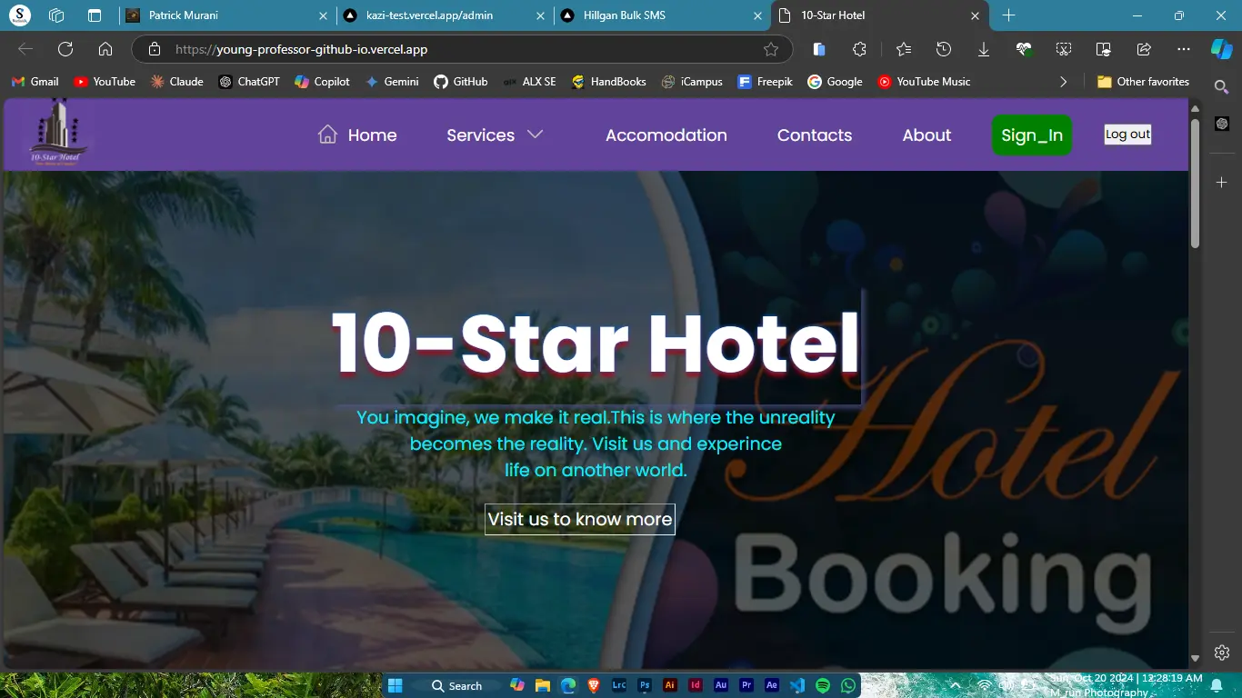 10-Star Hotel Management System