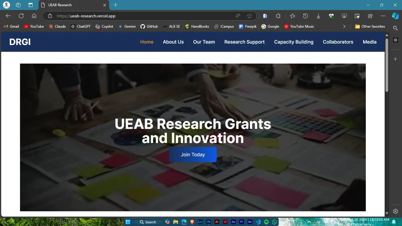 UEAB Research Grants & Innovation